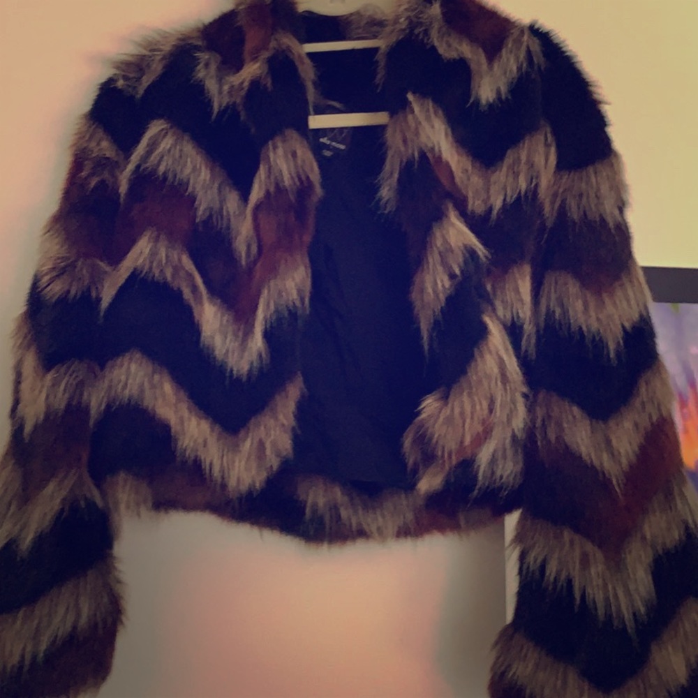 Ella Moss faux fur jacket